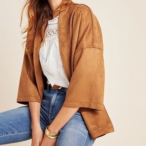 Anthropologie - Scarlett Sueded Kimono XS